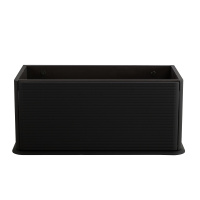 IDRA Тумба подвесная под раковину с выдвижным ящиком, 55807 Nero opaco, 98x50x42 - Gidratop.ru изображение
