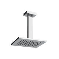 Gessi Rettangolo верхний душ для потолочного крепления 216x140мм, высота 270мм, цвет: хром - Gidratop.ru изображение