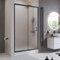 Душевая дверь BelBagno UNO-195-BF-1-120-P-NERO - Gidratop.ru изображение