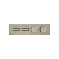 Gessi Hi-Fi термостат для душа, с включением до 2 источников одновременно (внешняя часть), цвет: Finox - Gidratop.ru изображение