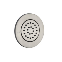 Gessi Body Jets встраиваемая поворотная боковая форсунка (внешняя часть), цвет: Finox Brushed Nickel - Gidratop.ru изображение