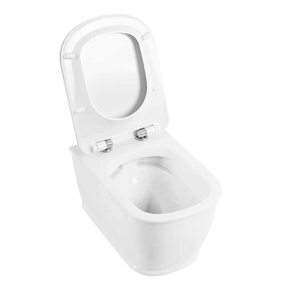 Унитаз подвесной безободковый BelBagno PRADO BB10150CH/BB10150SC - Gidratop.ru изображение