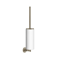 GESSI ANELLO ершик для унитаза, настенный, колба белая, фурнитура Finox Brushed Nickel - Gidratop.ru изображение