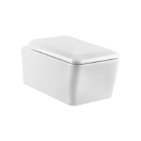 GESSI унитаз подвесной 558х362 мм., в комплекте с крышкой-сиденьем с механизмом Soft Close, фурнитура хром, цвет белый глянцевый - Gidratop.ru изображение