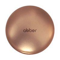 Накладка на слив для раковины ABBER AC0014MRG розовое золото матовое, керамика - Gidratop.ru изображение