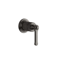 GESSI VENTI20 смеситель встраиваемый, однорычажный, внешняя часть, цвет Black Metal Brushed PVD - Gidratop.ru изображение