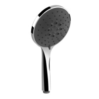 Gessi Emporio shower 3-позиционная душевая лейка с защитой отизвесткового налёта с черным диском, цвет: Chrome - Gidratop.ru изображение