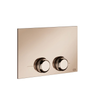 GESSI VENTI20 клавиша смыва для унитаза двойная, для инсталляций TECE, цвет Copper PVD