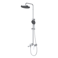 COMFORT-CVD-01 Душевая стойка со смесителем и изливом, хром - Gidratop.ru изображение