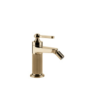 GESSI VENTI20 смеситель для биде на 1 отверстие, однорычажный, в комплекте с донным клапаном, цвет Warm Bronze PVD