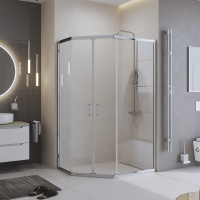 Душевой уголок BelBagno UNO-195-PH-2-100/80-C-Cr - Gidratop.ru изображение
