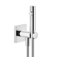 GESSI Rilievo гигиенический душ настенный на 1/2, цвет: хром - Gidratop.ru изображение