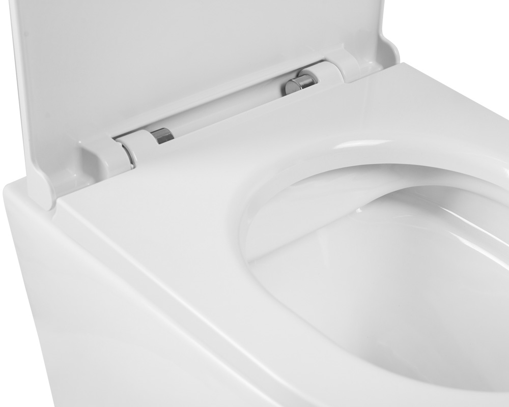 Унитаз подвесной безободковый BelBagno SFERA-R BB046CHR/BB902SC - Gidratop.ru изображение