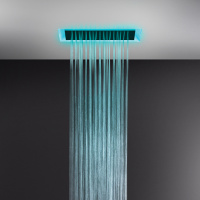 Gessi Afilo встраиваемая душевая система 300х500мм, Тропический ливень и хромотерапия, пульт упр. держатель.треб ист питания на 12B, нужен блок пита - Gidratop.ru изображение
