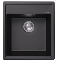 Кухонная мойка ABBER Quarz AQ2901B черная - Gidratop.ru изображение