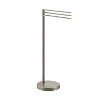 Gessi Emporio accessories напольный держатель для полотенец, цвет: Finox Brushed Nickel - Gidratop.ru изображение