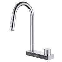 Смеситель ABBER Wasser Kreis AF8114 для кухни с выдвижной лейкой, хром - Gidratop.ru изображение