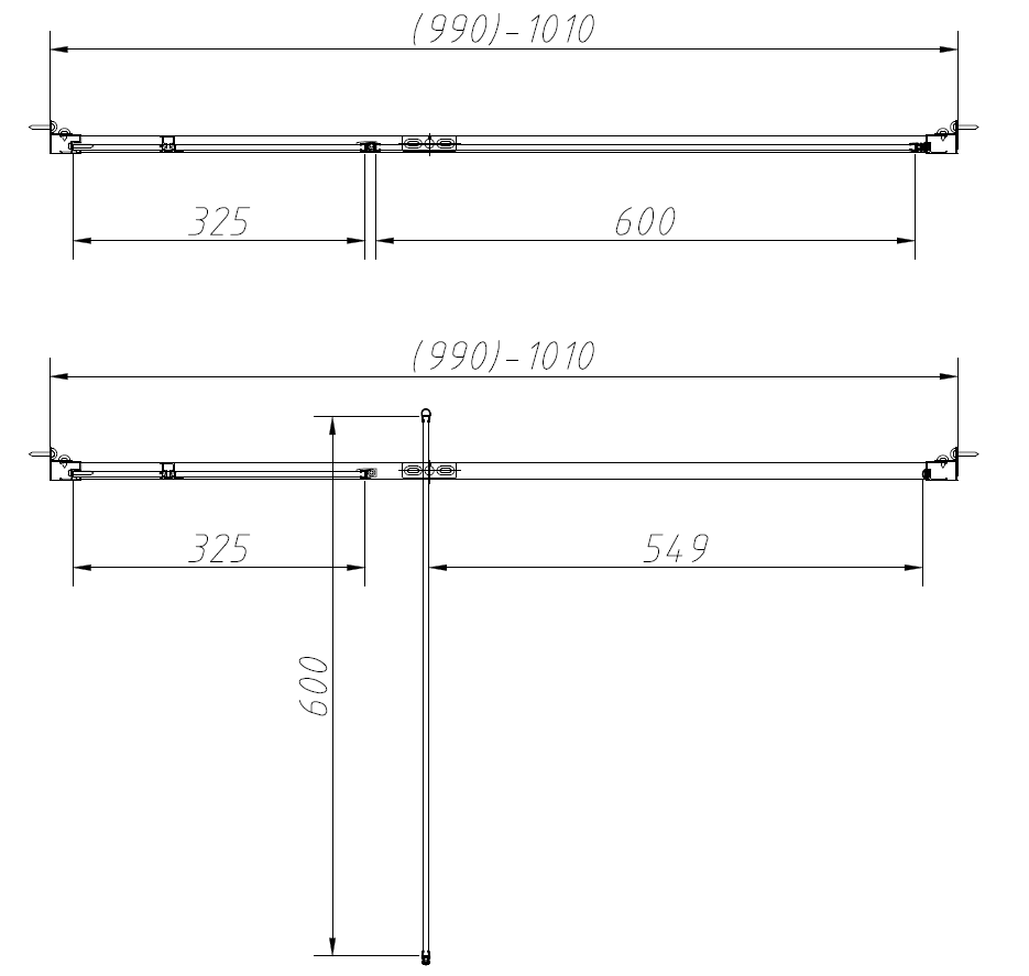 Душевой уголок Slim-N VSR-4SNP9010CLGM, 1000*900, вороненая сталь, стекло прозрачное - Gidratop.ru изображение