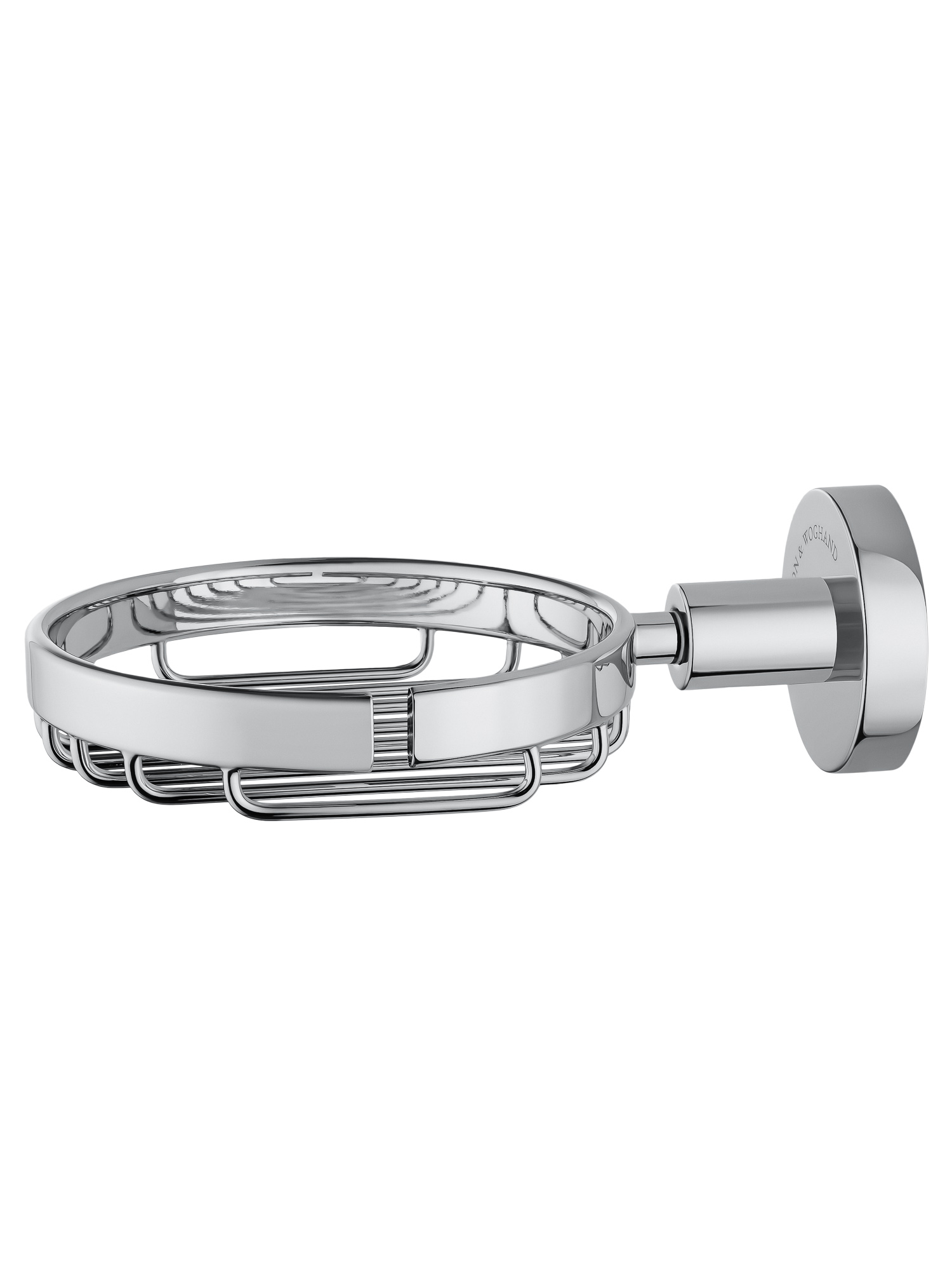 Мыльница с держателем WONZON & WOGHAND EASY, Хром (WW-8124) - Gidratop.ru изображение