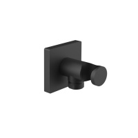 Gessi Emporio shower держатель для душевой лейки с выводом воды, цвет: Black XL - Gidratop.ru изображение