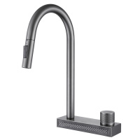 Смеситель ABBER Wasser Kreis AF8114NG для кухни с выдвижной лейкой, никель - Gidratop.ru изображение