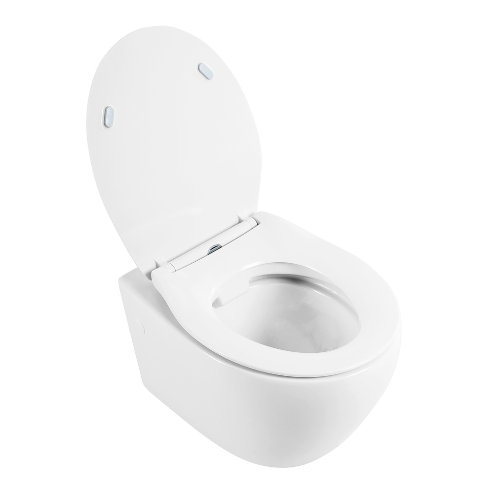 Унитаз подвесной безободковый BelBagno PROSPERO BB507B/BB2020SC - Gidratop.ru изображение