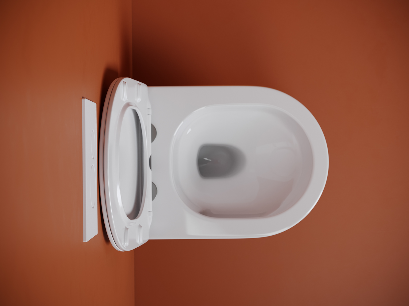 Подвесной унитаз CERAMICANOVA Uno смыв Торнадо 490x360x360 белый - Gidratop.ru изображение