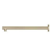 Newform X-STEEL 316 Кронштейн для верхнего душа, настенный., L=350 мм, G1/2" , цвет: PVD Brushed pale gold - Gidratop.ru изображение