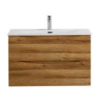 MARINO-CER-N База под раковину подвесная с двумя выкатными ящиками, Rovere Rustico, 796x455x500, MARINO-CER-N-800-2C-SO-RR-P - Gidratop.ru изображение