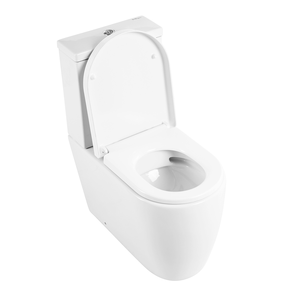 Унитаз-компакт безободковый BelBagno MARINO BB105CPR/BB105SC - Gidratop.ru изображение