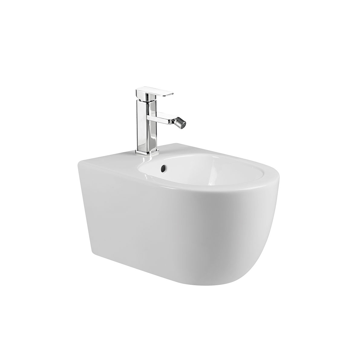 Биде подвесное VB1-34S, цвет белый - Gidratop.ru изображение