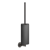 GESSI INGRANAGGIO ершик для унитаза, настенный, цвет черный, отделка Black Metal Brushed PVD - Gidratop.ru изображение