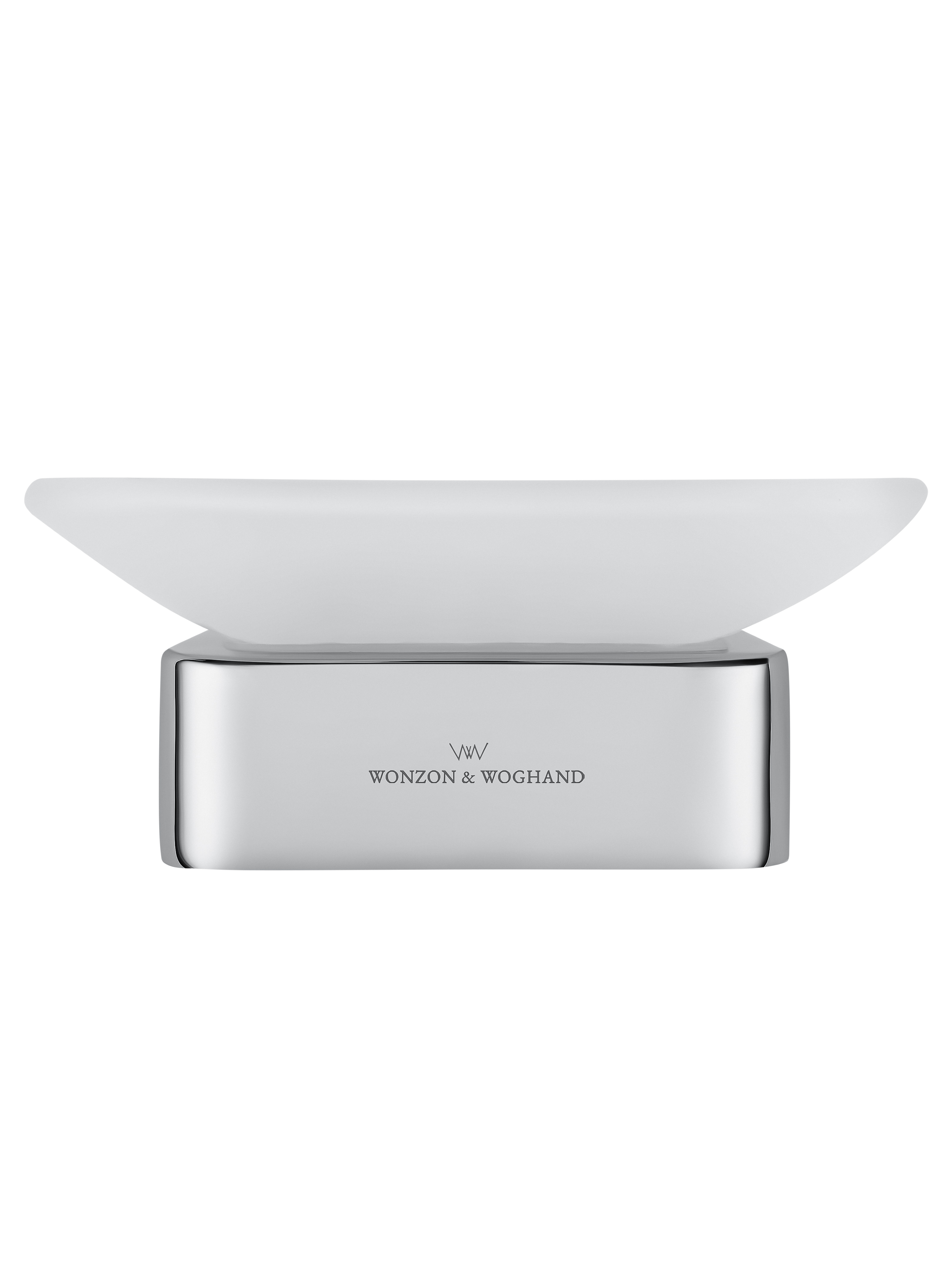 Мыльница с держателем WONZON & WOGHAND LOTTE, Хром (WW-8322) - Gidratop.ru изображение