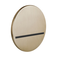 GESSI VENTI20 излив настенный Oslash;207 мм., каскадный, цвет Warm Bronze Br. PVD - Gidratop.ru изображение
