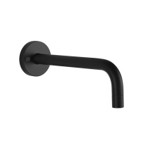 Gessi Emporio Via tortona настенный излив длинный, цвет: Black XL - Gidratop.ru изображение