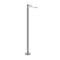 GESSI  INVERSO RIGATO внешняя часть напольного смесителя для раковины, цвет: хром - Gidratop.ru изображение