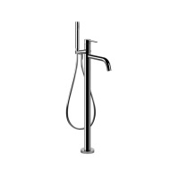 Gessi Emporio Via tortona внешние части для напольного смесителя для ванны с душевой лейкой, цвет: Chrome - Gidratop.ru изображение