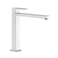 Gessi Rettangolo смеситель для раковины с высоким изливом 213мм, цвет: хром - Gidratop.ru изображение