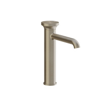 GESSI ORIGINI смеситель для раковины H=247мм однорычажный, в компл с отделочной вставкой, цвет Finox Brushed Nickel - Gidratop.ru изображение