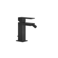 Gessi Rettangolo смеситель для биде на 1 отверстие, с донным клапаном, цвет: черный - Gidratop.ru изображение