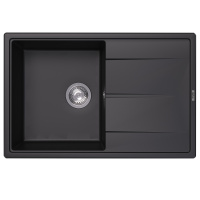 Кухонная мойка ABBER Quarz AQ2904B черная - Gidratop.ru изображение