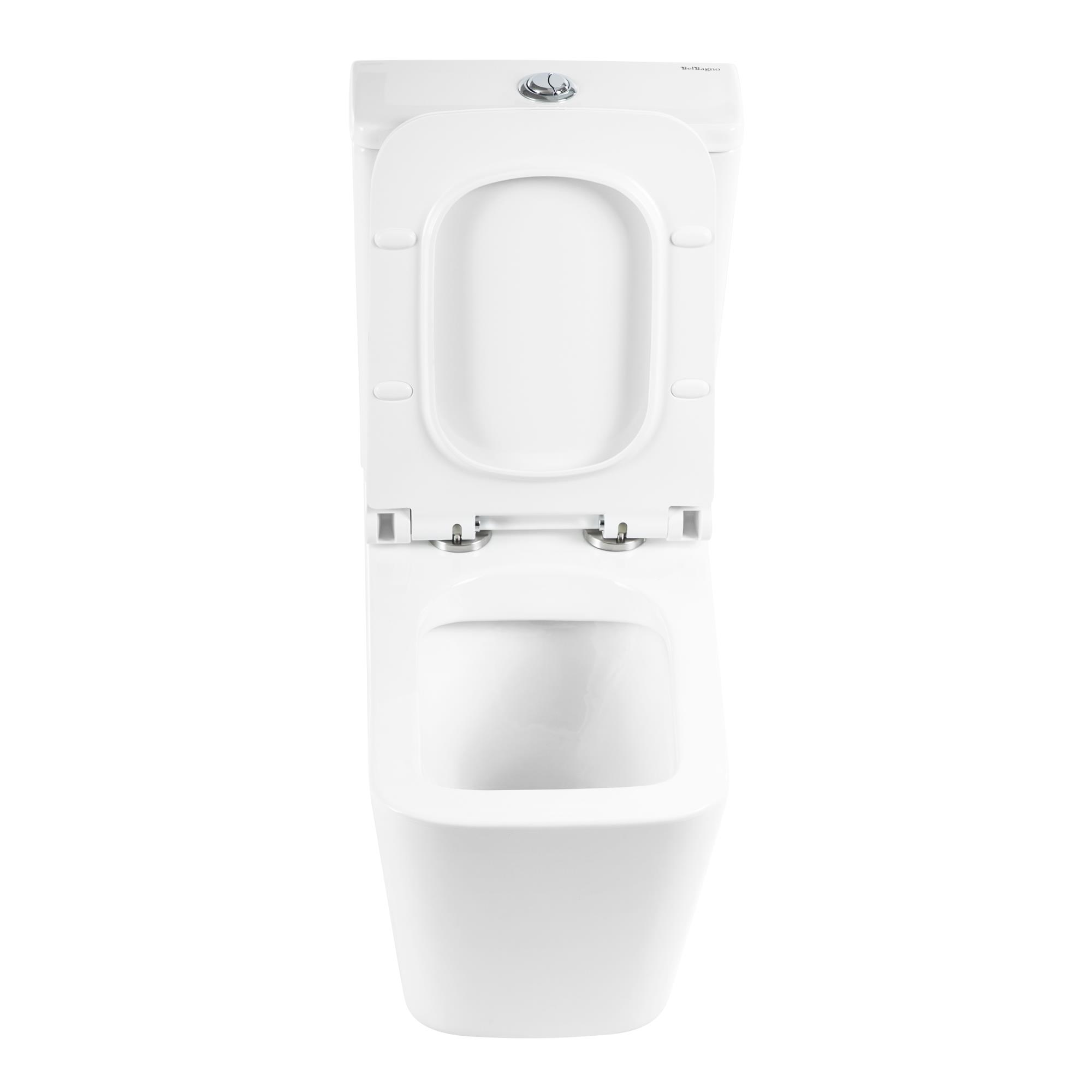 Унитаз-компакт безободковый BelBagno ARDENTE-R BB02093CPR/BB2112SC - Gidratop.ru изображение