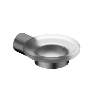 Мыльница с держателем ABBER Osten 316 AA185A8BGG оружейная сталь брашированная - Gidratop.ru изображение