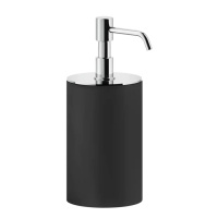 GESSI Rilievo дозатор для жидкого мыла настольный, цвет: черный/хром
