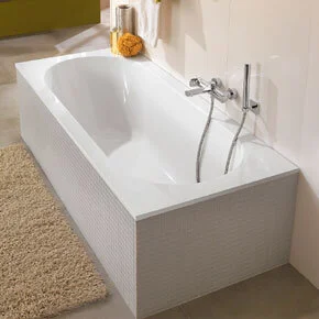 Квариловая ванна Villeroy&Boch Oberon 170 x 75 см, цвет белый alpin, UBQ170OBE2V-01 - Gidratop.ru изображение