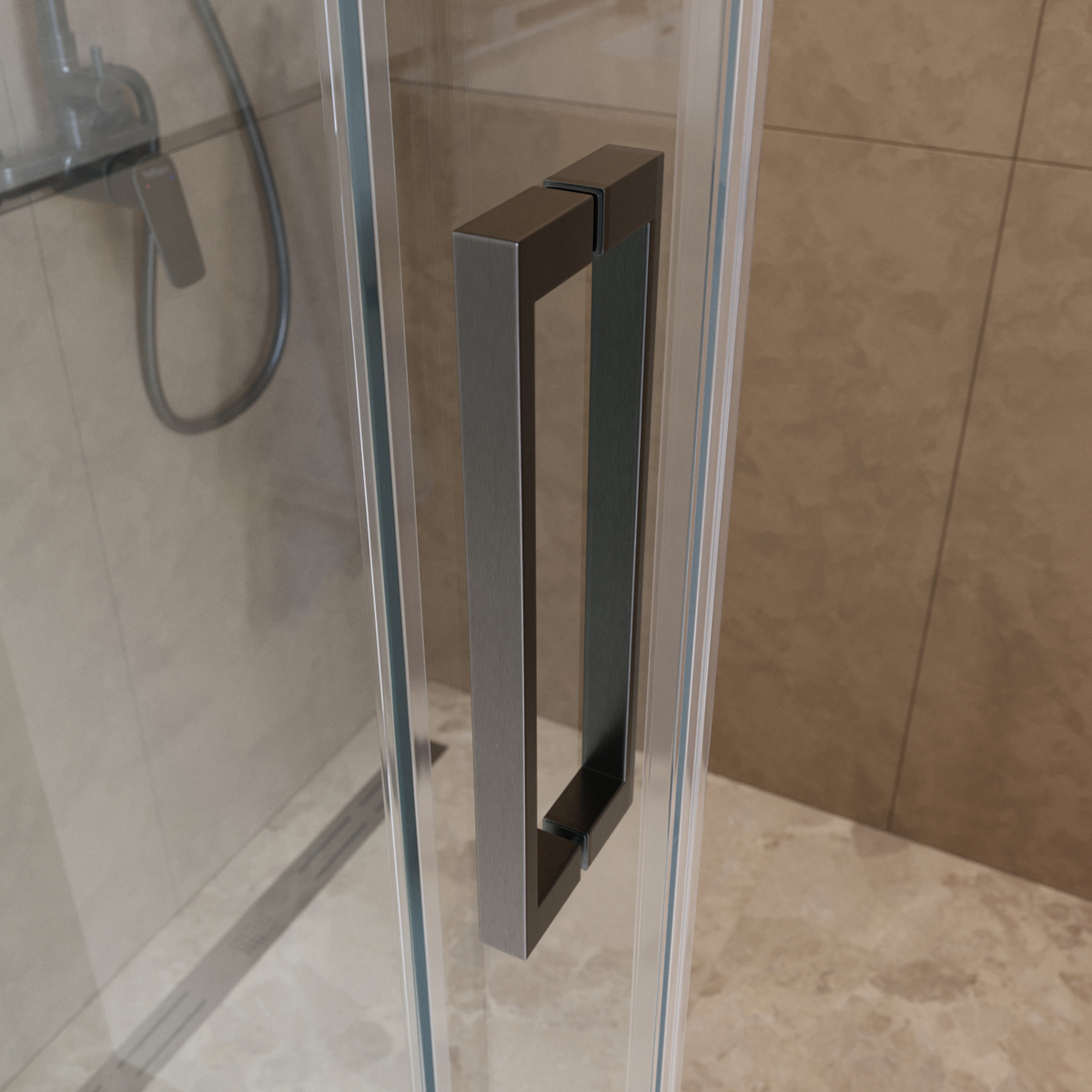Душевая дверь BelBagno SOFT_CLOSE-1-BF-1-140-C-GM - Gidratop.ru изображение