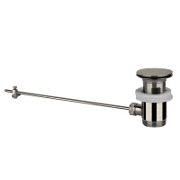 Gessi Emporio Technical accessories донный клапан для раковины на 1 1/4 c донным клапаном и переливом, цвет: Finox Brushed Nickel