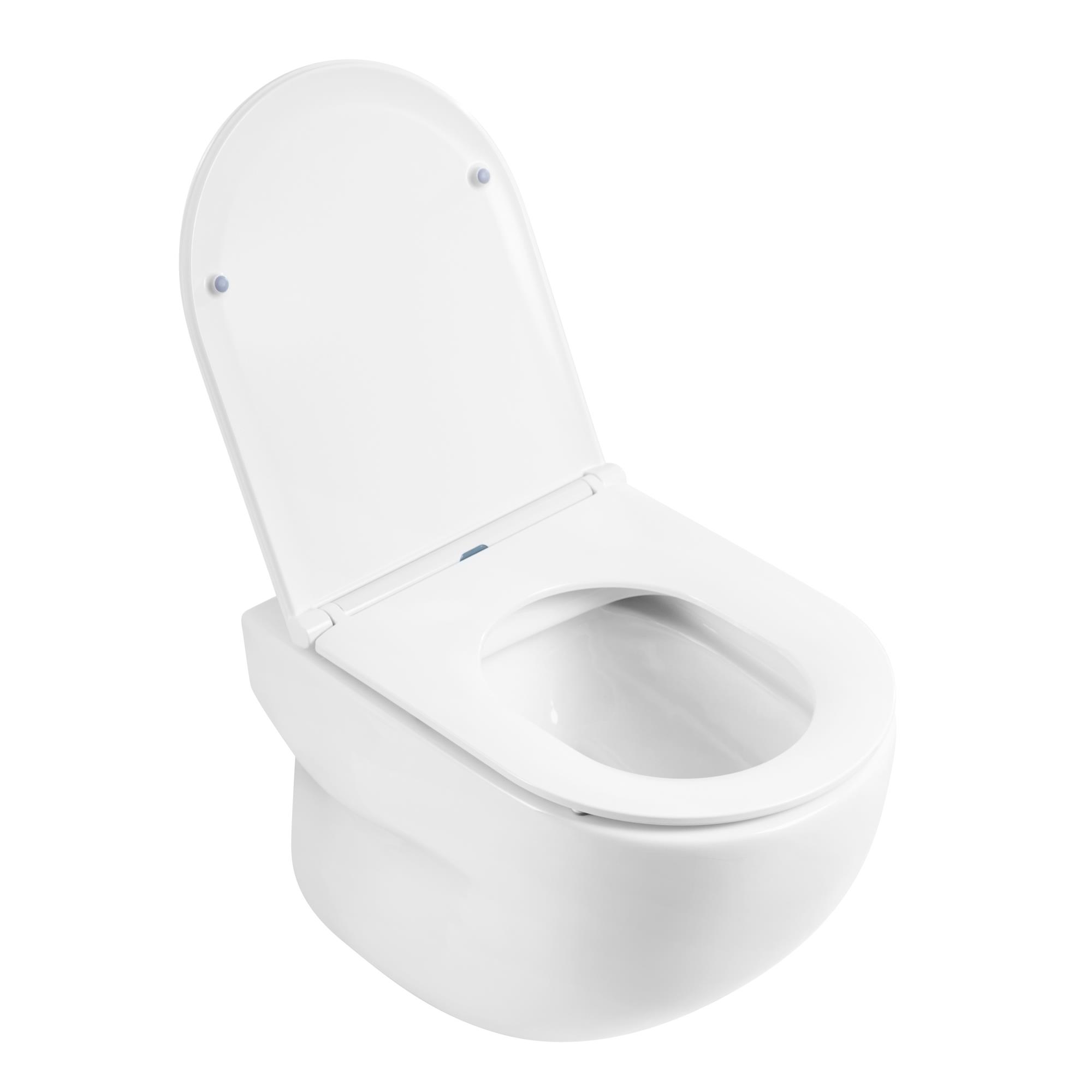 Унитаз подвесной безободковый BelBagno ONDA BB066CHR/BB870SC - Gidratop.ru изображение