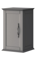 TIFFANY Шкафчик подвесной с одной распашной дверцей, реверсивный 55246 Grigio Nuvola, 34x32x59 - Gidratop.ru изображение