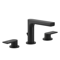 Gessi Emporio Via manzoni смеситель для раковины на 3 отверстия, донный клапан и соединительные шланги, цвет: Black XL - Gidratop.ru изображение